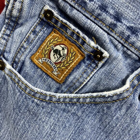 Cinch Jeans Bronze Label Mens 36x30 (34x28") Stone Wash Western Denim Whiskers - Picture 5 of 16